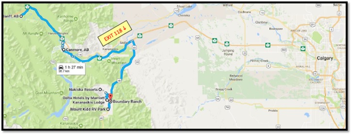 Canmore Map