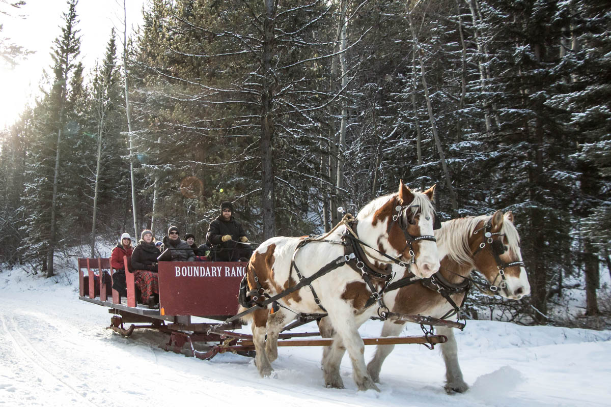 Winter Sleigh Rides | Activities And Entertainment| Boundary Ranch